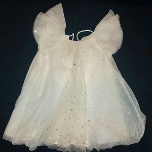 Luna Luna 6M cream color tulle with stars